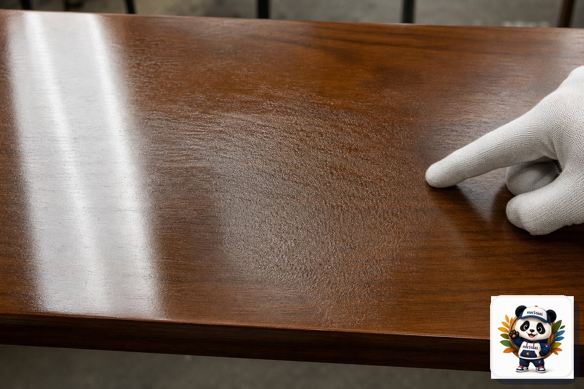 Sơn bết giấy nhám – nhận biết và xử lý lỗi sơn gỗ FIVESTARS