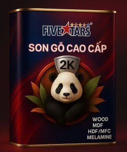 Bao bì sơn gỗ cao cấp 2K FIVESTARS với hình gấu